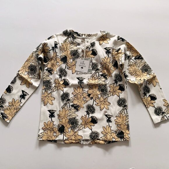 Kate Quinn Organics Girl Long Sleeve Essential Boxy Tee 6 years - Picture 1 of 6